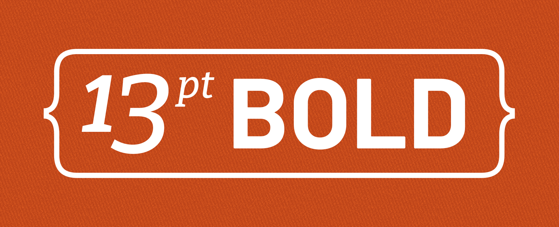 The {13bold} logo